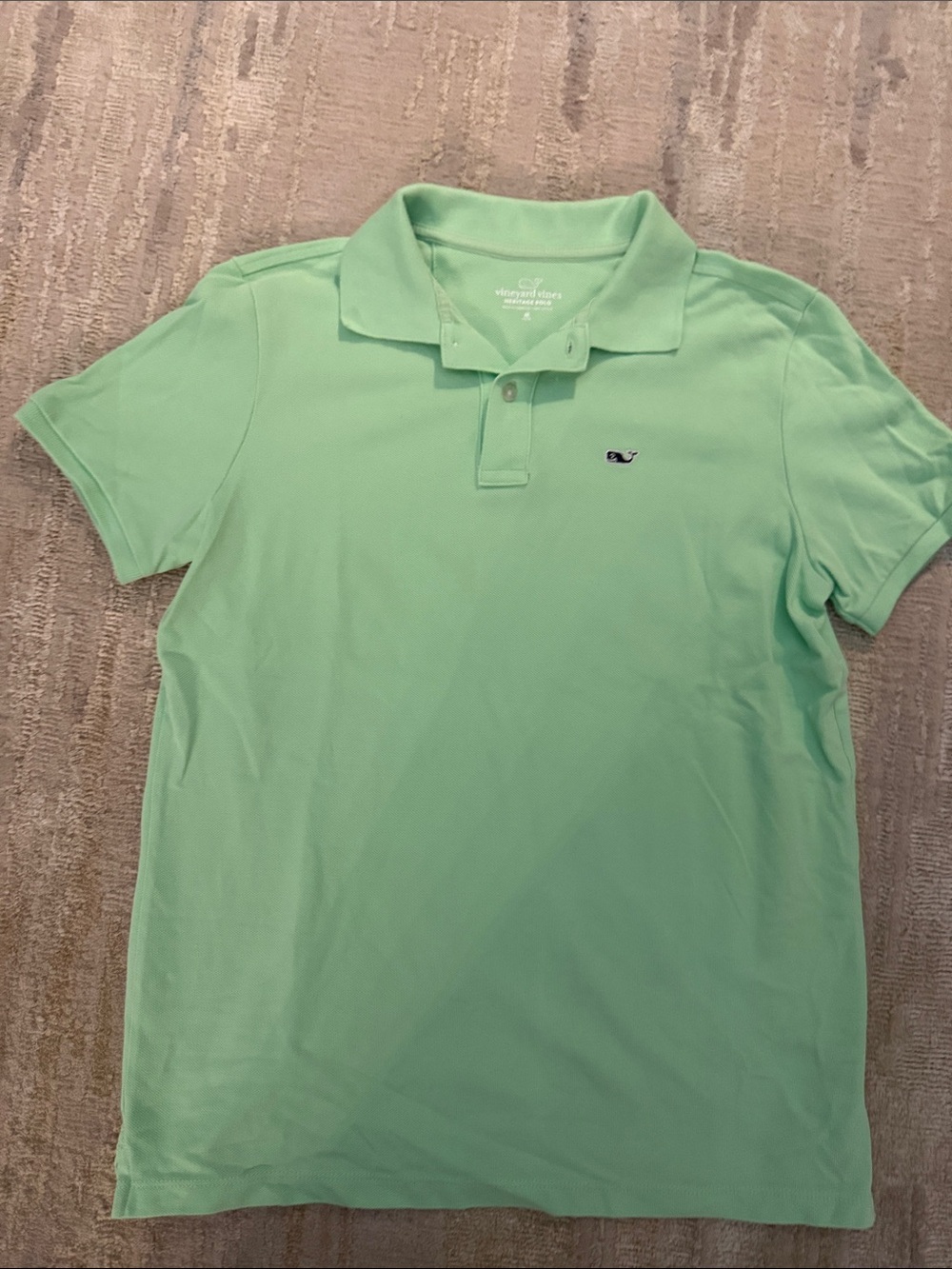 Vineyard Vines Light Mint Green Kid’s Polo